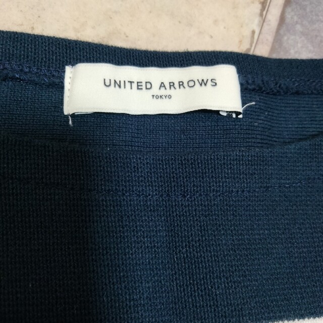 UNITED ARROWS(ユナイテッドアローズ)のユナイテッドアローズ　ボーダー　ロンT  ネイビー レディースのトップス(Tシャツ(長袖/七分))の商品写真