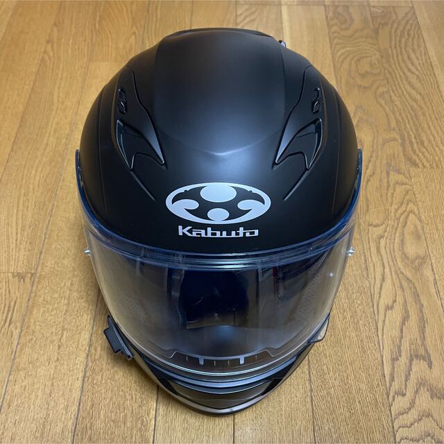 バイクオージーケーカブト　ヘルメット　KAMUI3 フラットブラック　サイズL