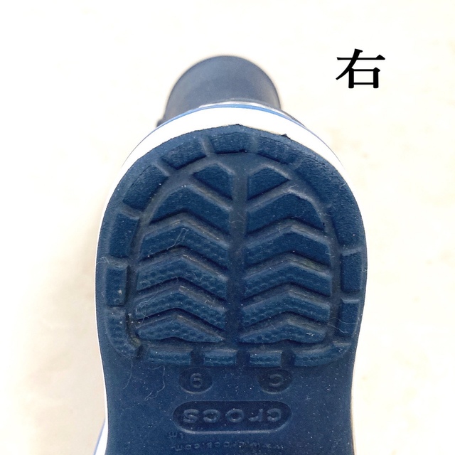 crocs(クロックス)の専用出品！美品！クロックス　レインブーツ　長靴 キッズ/ベビー/マタニティのキッズ靴/シューズ(15cm~)(長靴/レインシューズ)の商品写真