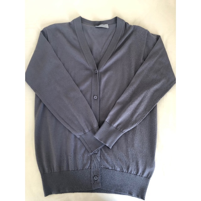 JOHN SMEDLEY - JOHN SMEDLEY レディース 30G 長袖Vネックカーディガン