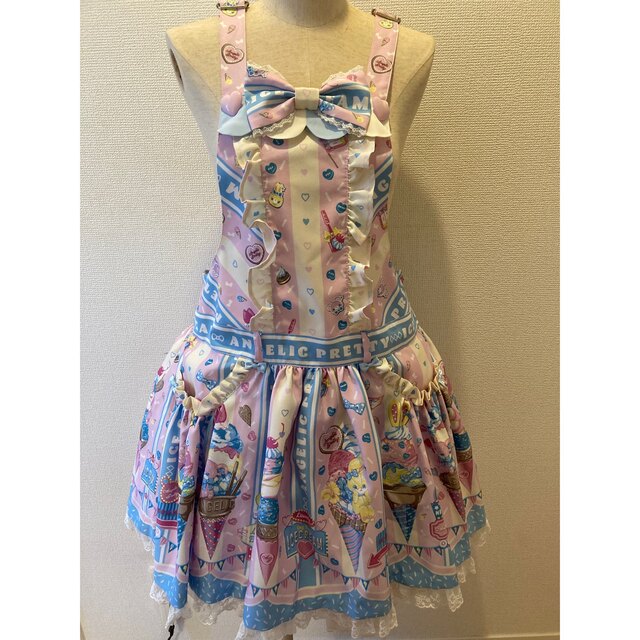 新品angelic pretty☆ice cream parlorサロペット