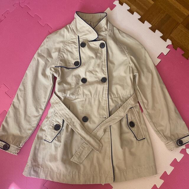 GAP Kids(ギャップキッズ)のギャップキッズ トレンチコート 130cm 女の子 キッズ/ベビー/マタニティのキッズ服女の子用(90cm~)(コート)の商品写真