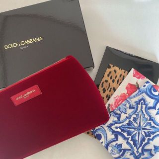 ドルチェアンドガッバーナ(DOLCE&GABBANA)のDolce&Gabbana ドルチェ＆ガッバーナ　ノベルティ　ポーチ　ノート(ノベルティグッズ)