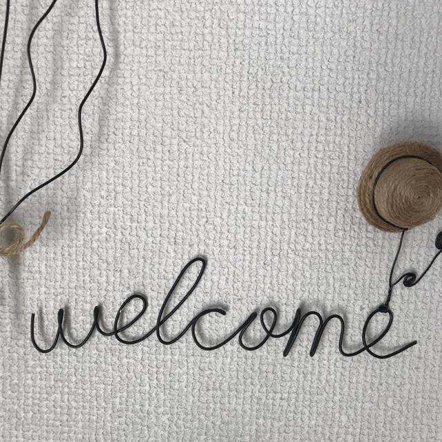 直営の通販サイト welcome壁飾り ウェルカム すずらん ワイヤー