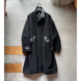 ヨウジヤマモト(Yohji Yamamoto)の激レア！ヨージヤマモトのウールモッズコート 大きめサイズ(モッズコート)