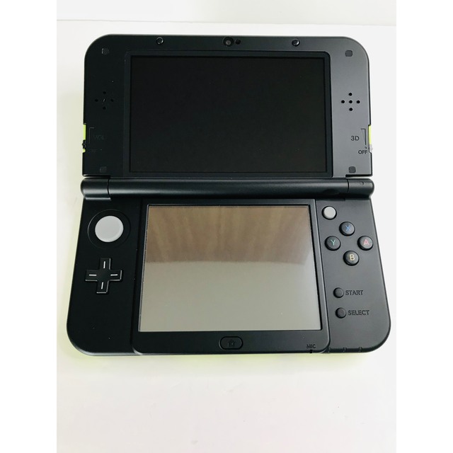 Newニンテンドー3DS LL ライム×ブラック　極美品　Nintendoセット