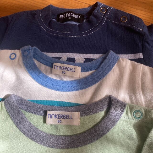 TINKERBELL(ティンカーベル)の80 長袖Tシャツ 3枚セット キッズ/ベビー/マタニティのベビー服(~85cm)(シャツ/カットソー)の商品写真