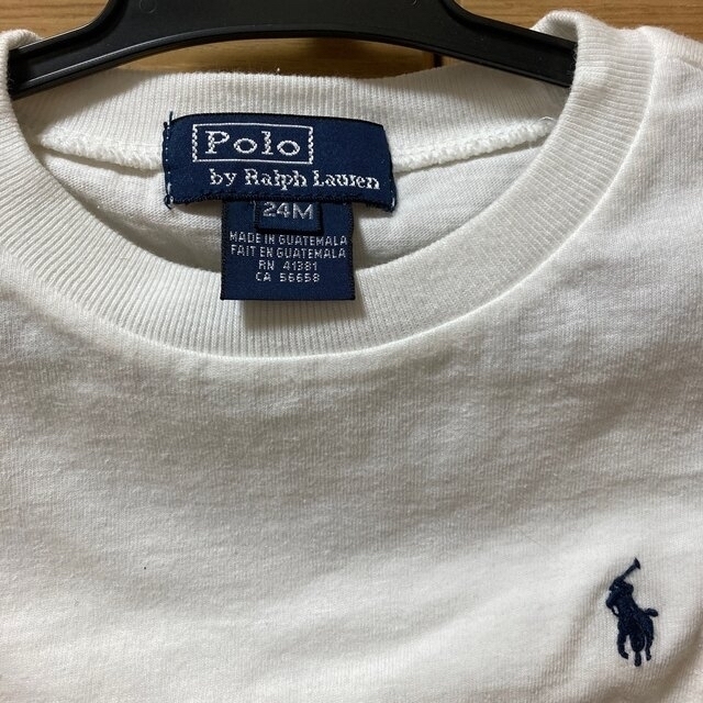 POLO RALPH LAUREN(ポロラルフローレン)の24M 中古品  Tシャツ　Polo by Ralph Lauren キッズ/ベビー/マタニティのベビー服(~85cm)(Ｔシャツ)の商品写真