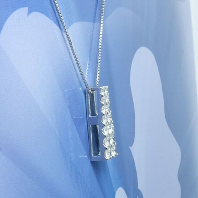 新入荷 Pt 天然ダイヤモンド プチネックレス 新品 sushitai.com.mx