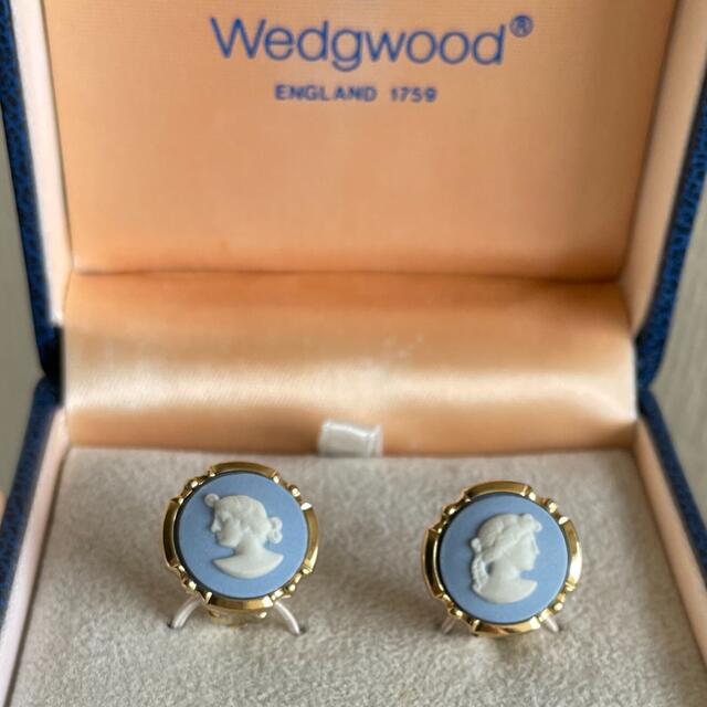 WEDGWOOD(ウェッジウッド)のwedgewood ジャスパーブルー　イヤリング レディースのアクセサリー(イヤリング)の商品写真