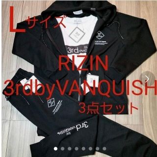 RIZIN 3rdbyVANQUISH 朝倉未来 3点 セットアップ Ｌサイズ