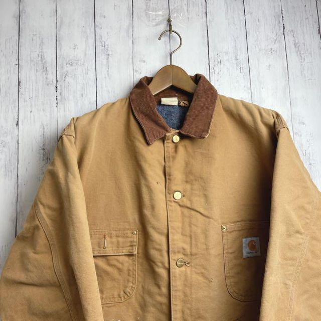 白木/黒塗り D1108 carhartt カーハート チョアコート カバーオール
