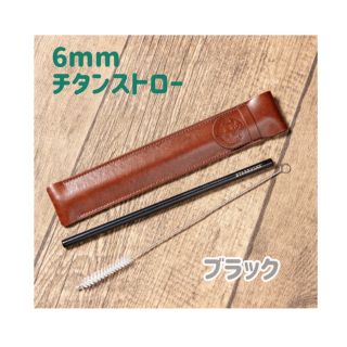 香港スタバ　6mm チタンストロー(その他)