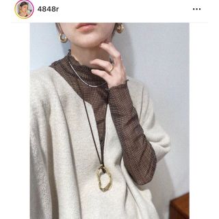 トゥデイフル(TODAYFUL)のCaftan Wool Dress 38(ロングワンピース/マキシワンピース)