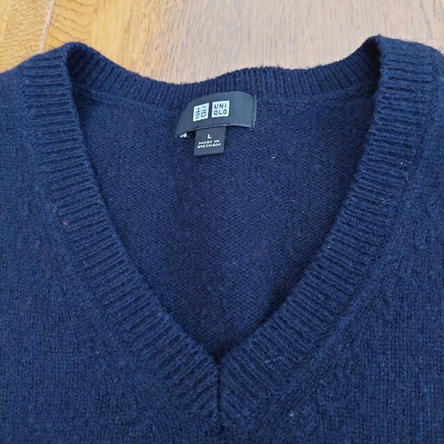UNIQLO - 紳士Vネックセーター L *ユニクロの通販 by miko's UNIQLO - 紳士Vネックセーター L *ユニクロの通販 by miko's