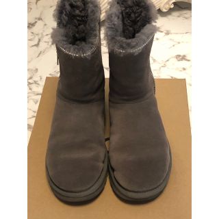 アグ(UGG)のUGGブーツサイドファスナー付き　グレー(ブーツ)