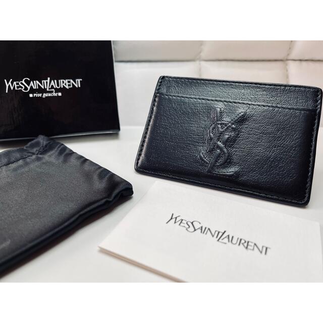 YSL サンローラン　カードケース　定期入れ　名刺入れ　送料無料