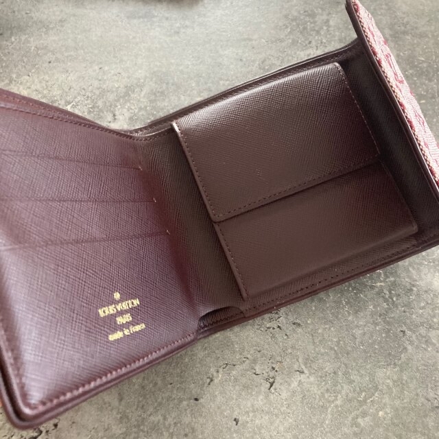 LOUIS VUITTON ヴィトン 三つ折り財布 モノグラムミニ ピンク