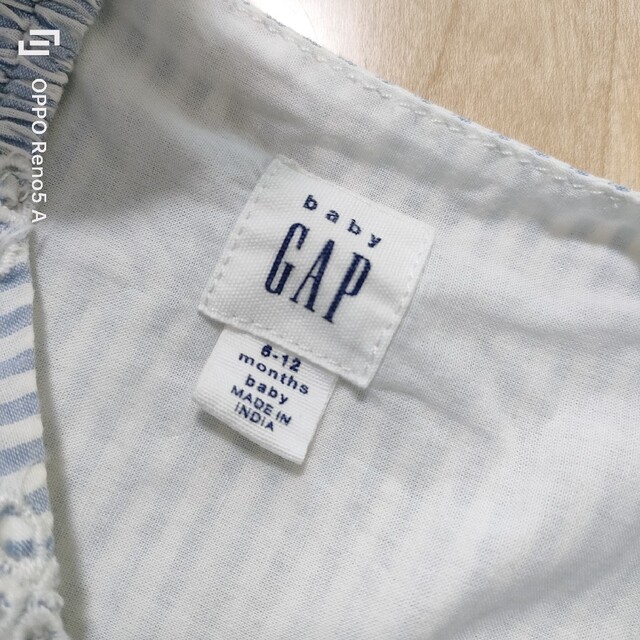 babyGAP(ベビーギャップ)のbabygap　ワンピース　ブルマ付 キッズ/ベビー/マタニティのベビー服(~85cm)(ワンピース)の商品写真