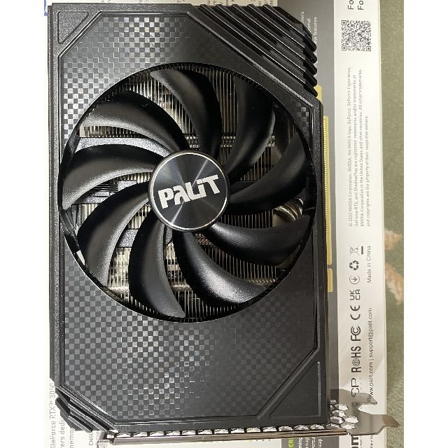 Palit Geforce RTX3050 StormX 8G 箱あり