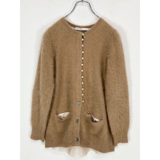 時間指定不可 【未使用】sacai サカイ ホワイト シルク×ニット
