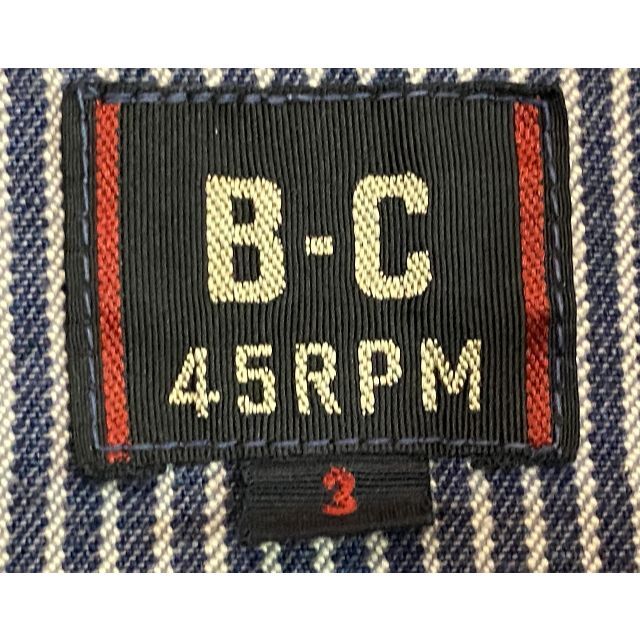 45rpm - *45rpm B-C インディゴ ヒッコリー デニムカバーオール 45rpm - *45rpm B-C インディゴ ヒッコリー デニムカバーオール