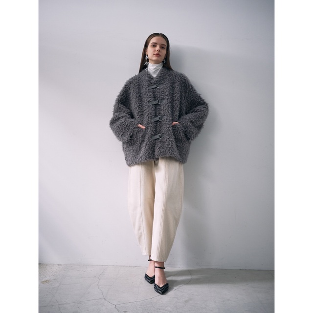 ★専用★22aw stunning lure ボアショートコート グレー