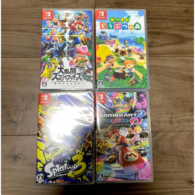 新品未開封　Switchソフト四本セット