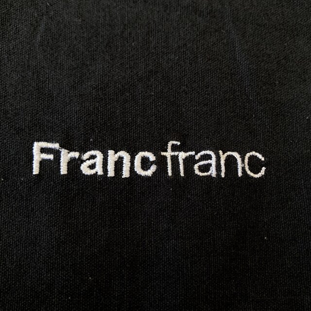 Francfranc(フランフラン)のFrancfranc フランフラン トートバッグ ブラック 黒 エコバッグ レディースのバッグ(トートバッグ)の商品写真