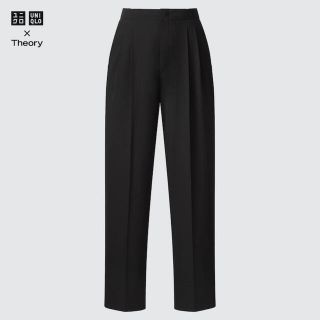 ユニクロ(UNIQLO)のUNIQLO × Theory コラボ　ストレッチパンツ　S(カジュアルパンツ)