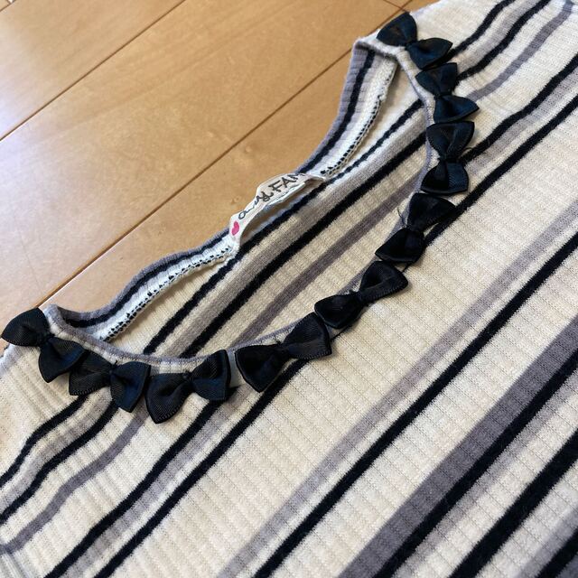 anyFAM(エニィファム)の美品　anyFAM 長袖カットソー　150 キッズ/ベビー/マタニティのキッズ服女の子用(90cm~)(Tシャツ/カットソー)の商品写真