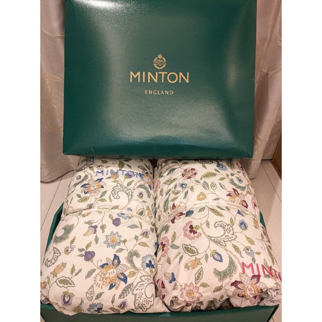 セール！MINTON ミントン 羽毛肌掛布団 2色セット