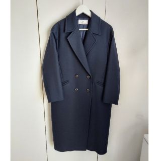 ユナイテッドアローズグリーンレーベルリラクシング(UNITED ARROWS green label relaxing)のユナイテッドアローズ グリーンレーベル Elanチェスターロングコート ネイビー(チェスターコート)