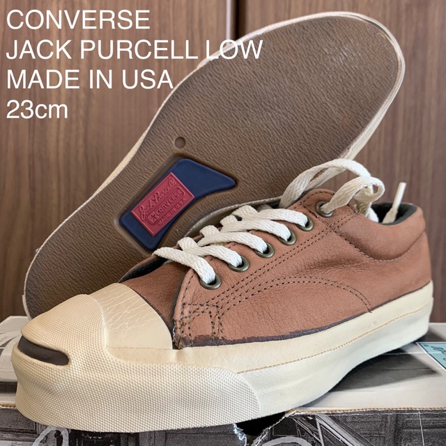 23cm付属品デッド品 CONVERSE JACK PURCELL  MADE IN USA
