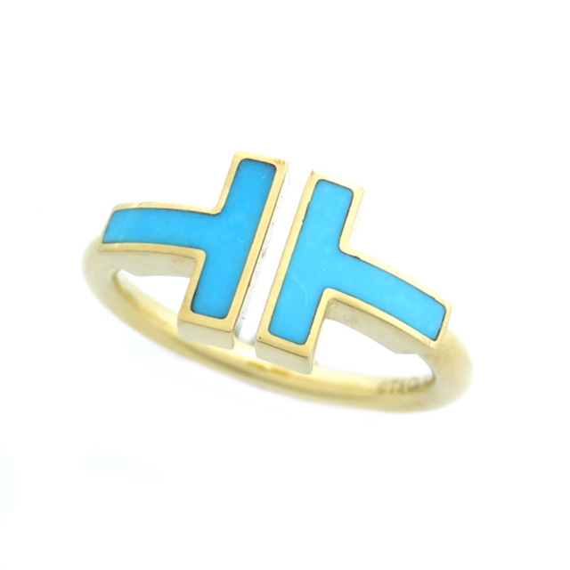 Tiffany & Co. - ティファニー Tワイヤー リング K18YG イエロー Tiffany & Co. - ティファニー Tワイヤー リング K18YG イエロー