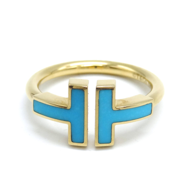 Tiffany & Co. - ティファニー Tワイヤー リング K18YG イエロー Tiffany & Co. - ティファニー Tワイヤー リング K18YG イエロー