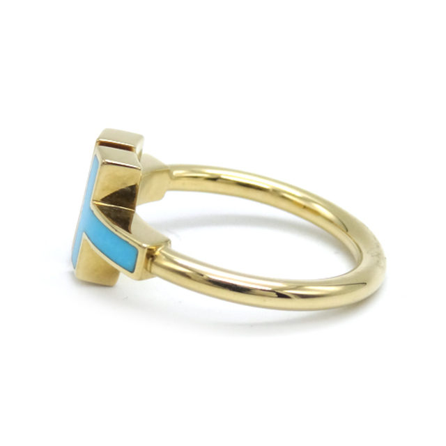 Tiffany & Co. - ティファニー Tワイヤー リング K18YG イエロー Tiffany & Co. - ティファニー Tワイヤー リング K18YG イエロー