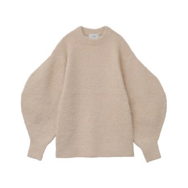 CLANE ROUND SLEEVE MOHAIR KNIT TOPS 7