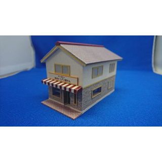 ◆オリジナル店舗建築模型07◆スケール1/150 Nゲージ　雑貨　鉄道模型(置物)