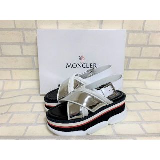 モンクレール(MONCLER)の【海外限定品】MONCLER レザーサンダル モンクレール(サンダル)