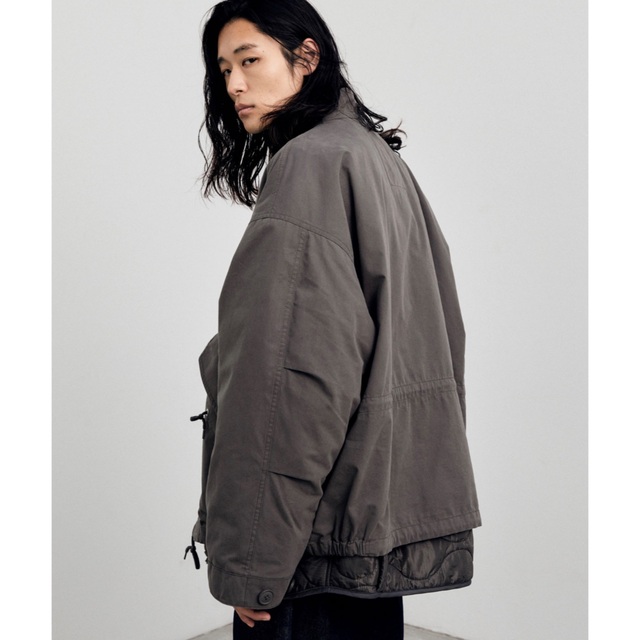 WYM LIDNM】LAYERED 3WAY MILITARY BLOUSON | www.prakashferrous.com