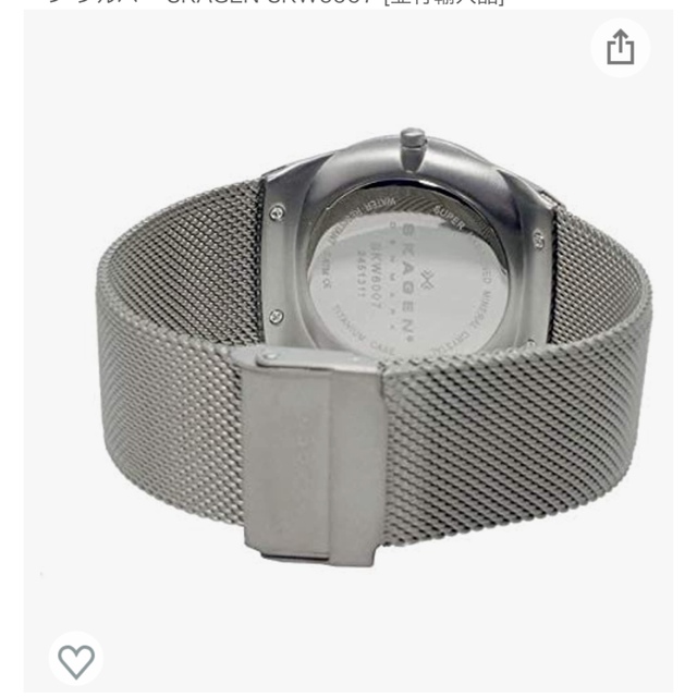 SKAGEN(スカーゲン)のSKAGEN SKW6007 メンズの時計(腕時計(アナログ))の商品写真