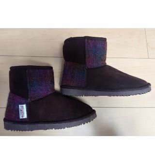 ハリスツイード(Harris Tweed)のハリスツィードムートンブーツ(ブーツ)