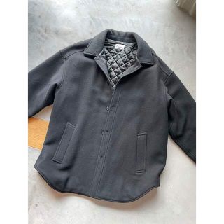 希少サイズ50 Lownn Quilted Shirt Coat