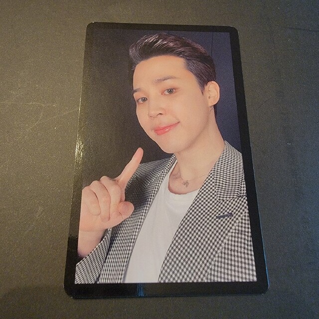 エンタメ/ホビーJIMIN BTS Winning Trading Card Proof 当選