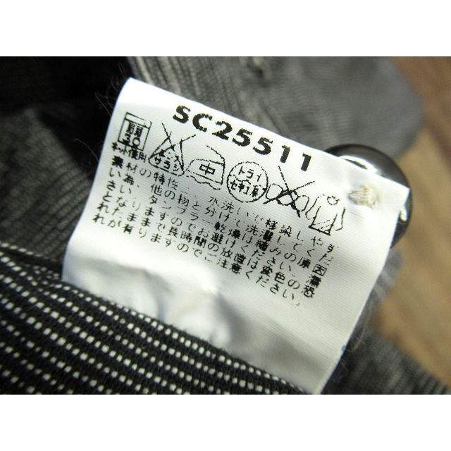 美品 東洋 シュガーケーン SC25511 ジーンコード ワーク シャツ 黒 M 8