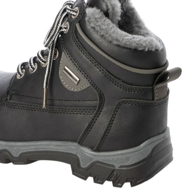 【22122_BLK_23.5】男女兼用の防寒ブーツ　ワークブーツ　アウトドア レディースの靴/シューズ(ブーツ)の商品写真