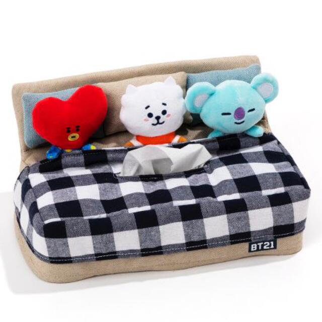 BT21 ティッシュボックスカバー デニム KOYA RJ TATA