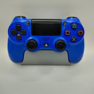 プレイステーション4(PlayStation4)の純正 ps4 コントローラー DUALSHOCK4 ウェイブ・ブルー 青(その他)