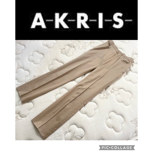 AKRIS(アクリス)の美品AKRISアクリス美パンツベージュMエポカセオリーBOSSシャネルエムフィル レディースのパンツ(その他)の商品写真